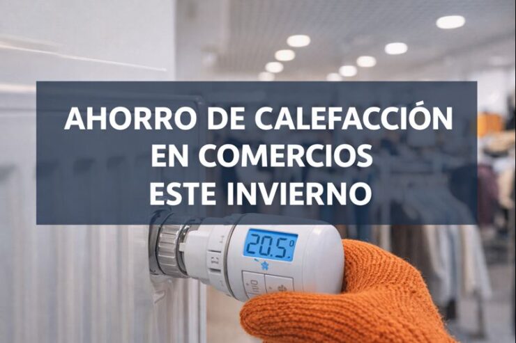 Ahorro de calefacción en comercios mediante control eficiente de la temperatura en invierno
