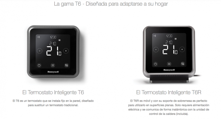 El termostato que se adapta a usted | TERMOSTATOS INTELIGENTES LYRIC T6 Y T6R